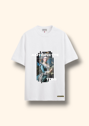 Ouvrir l&#39;image dans le diaporama, Tee-shirt oversize en coton portrait Marie
