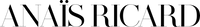 logo noir de la marque éponyme Anaïs Ricard créatrice de mode